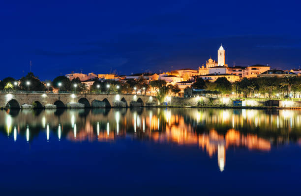 istock Mirandela view at blue hour 1356404277