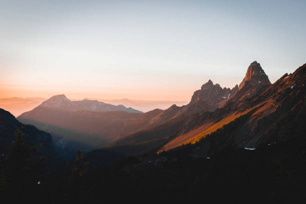 istock A beautiful sunset over mountains in North Cascades 1356405065