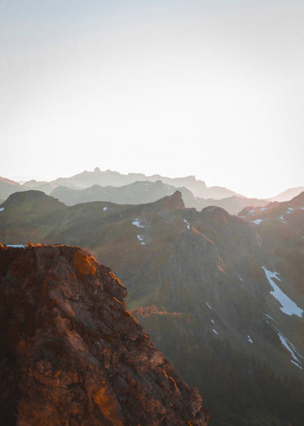 istock A beautiful sunset over mountains in North Cascades 1356405071