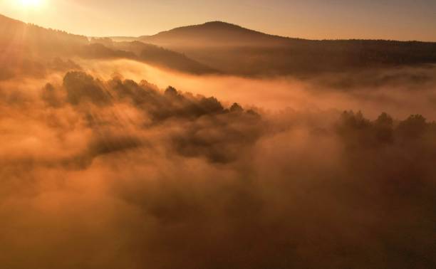 istock Morning sunrise Bohemia 1356405335