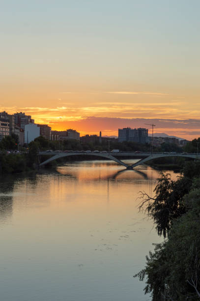istock view of the sunset from the bridge over the ebro river 1356407627
