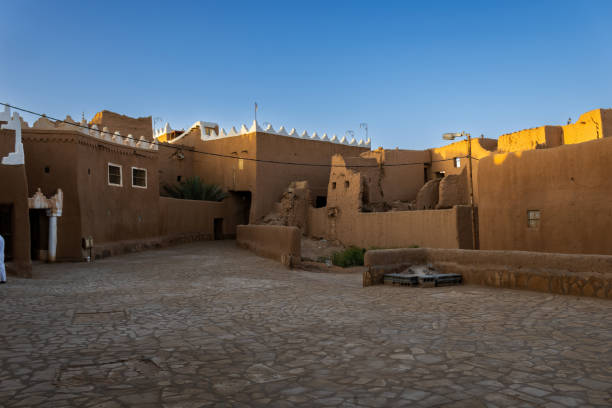 istock A square and traditional Arab mud brick architecture in Ushaiqer 1356407673