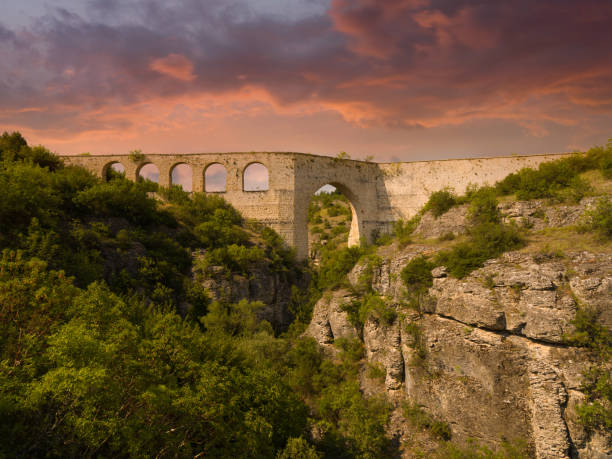istock Incekaya Aqueduct at sunset 1356407877