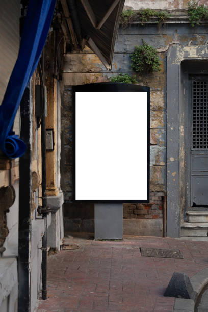 istock Blank billboard in the street 1356408855