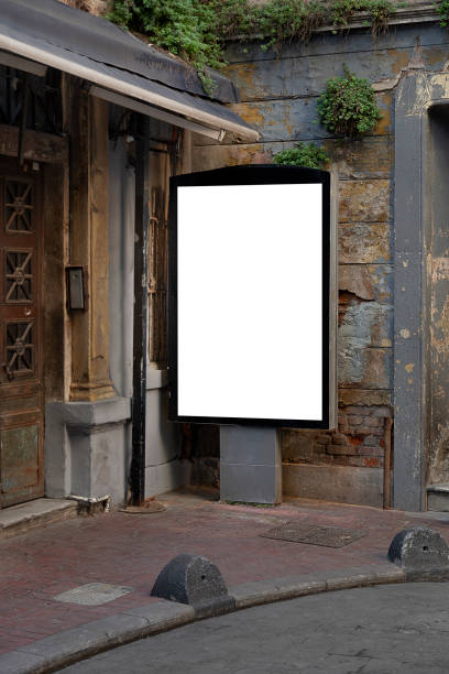 istock Blank billboard in the street 1356408858