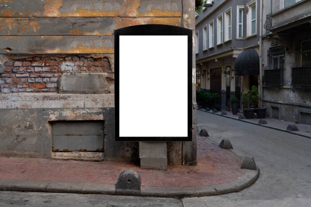 istock Blank billboard in the street 1356408863