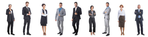 istock Business people group on white 1356414560