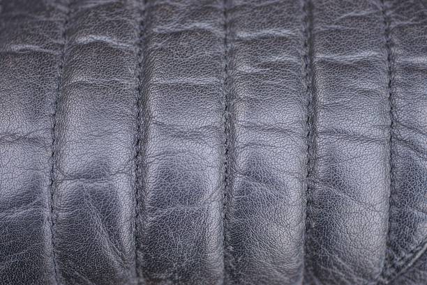 istock black texture from a piece of leather with seams 1356414765