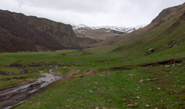 istock Mountain landscape in the Elbrus region 1356414924