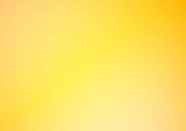 Vector illustration of Blurry abstract yellow summer background