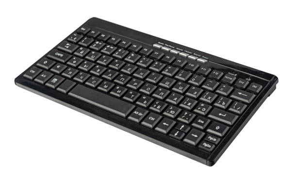 istock Keyboard isolated on white background. keyboard  black 1356418555