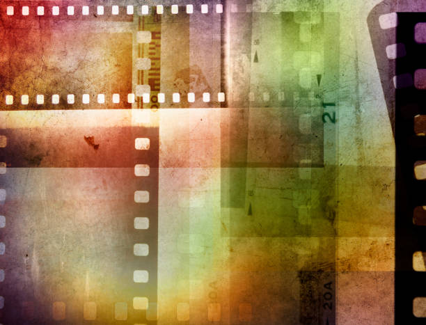 istock Colorful film frames 1356418750