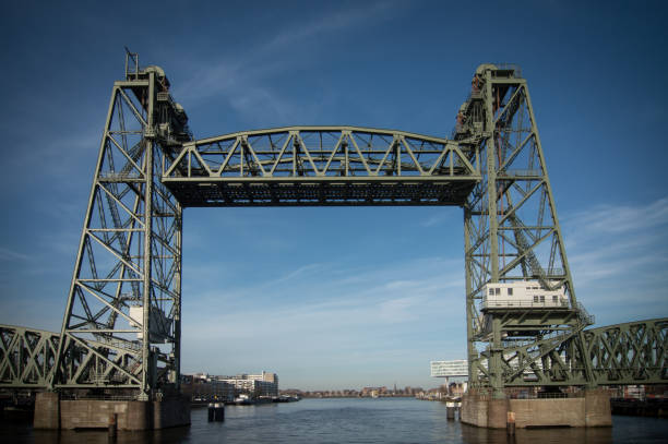 istock The old railway bridge De Hef in Rotterdam 1356420476