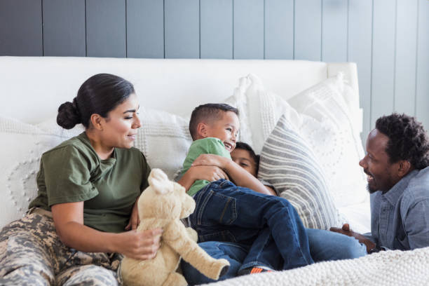 istock Fun family enjoy playing together 1356430772
