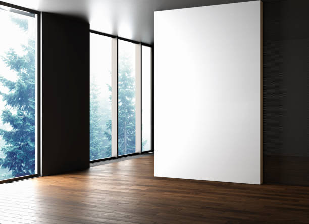 istock 3D rendering of home interior without furniture 1356432836