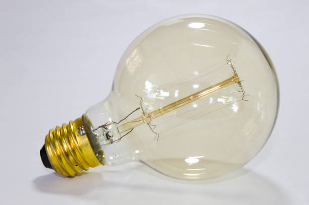 istock Vintage lamp with gold accents 1356435680