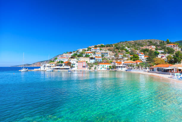 istock Assos village in Kefalonia, Greece 1356437124