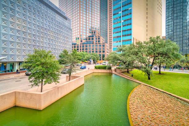 Dallas, Texas, USA - May 13th, 2024: Dallas Arts Tower in downtown