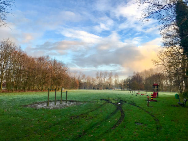 Sunrise in Heeze, Brabant near the Strabrechtse Heide