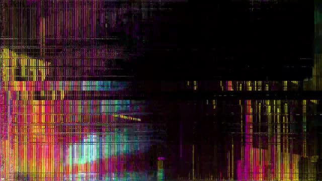 Video Signal Damage Art