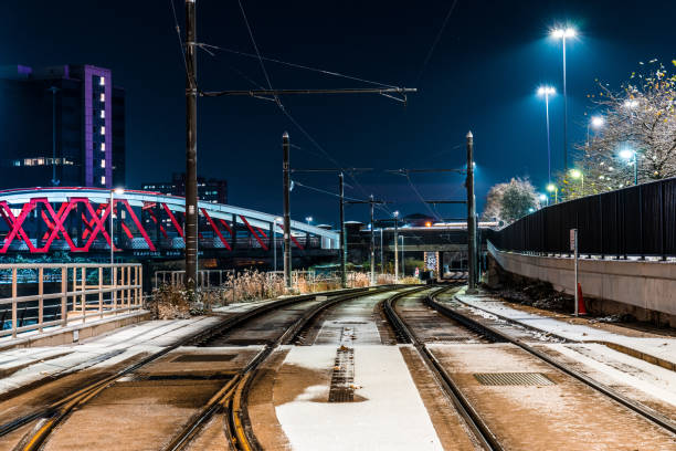 istock Manchester Metrolink, tram station 1356451560