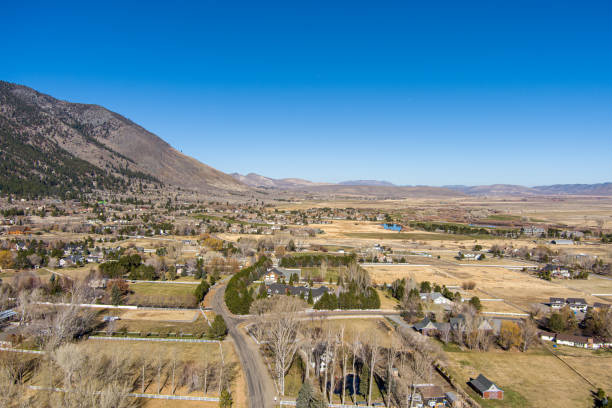 istock Aerial view of Genoa Nevada 1356451562