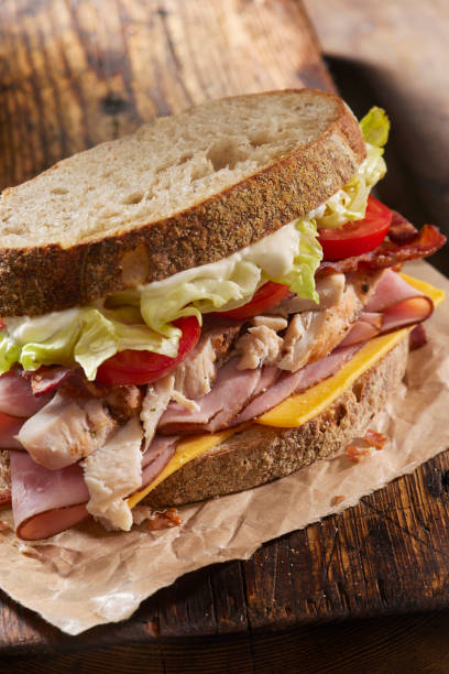 istock Roast Chicken BLT Lettuce Wrap Sandwich 1356455042