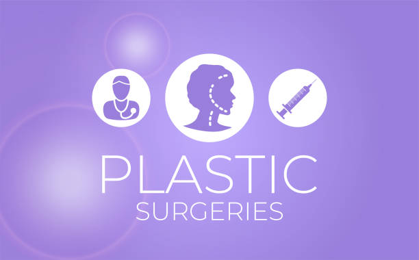 紫色のプラスチック手術背景イラストバナー - cini点のイラスト素材／クリップアート素材／マンガ素材／アイコン素材