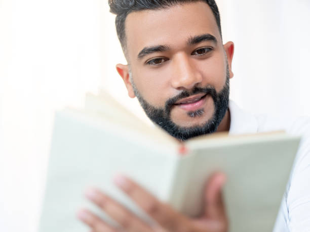 istock home relax inspired man book lover happy arabian 1356462641