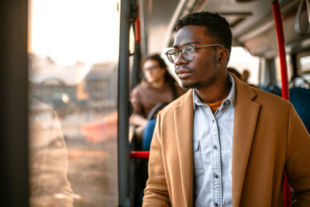istock Morning travel by bus 1356465115