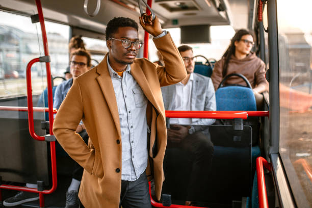 istock Morning travel by bus 1356465312