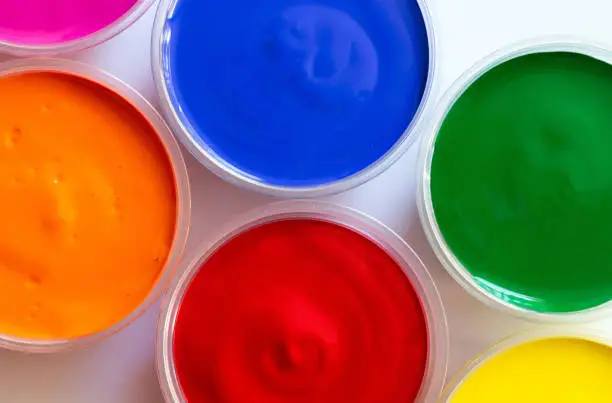 Colorful Acrylic Paints