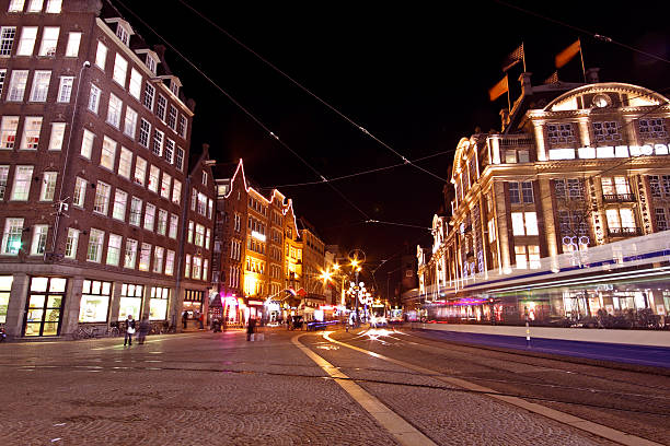 istock Christmas on the Dam square in Amsterdam Netherlands 135648008