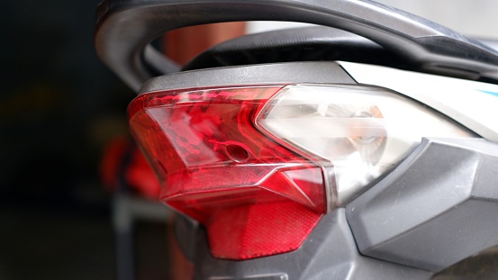Modern and sporty motorcycle tail light