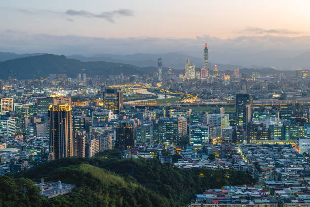 istock skyline of taipei city 1356486972