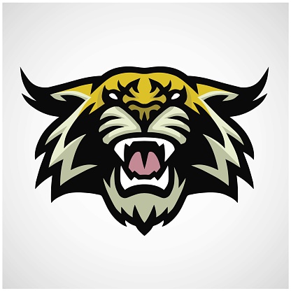 Lynx Wildcat Bobcat Tiger Big Cat Logo Mascot Vector Illustration Icon