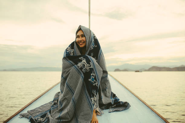 istock asian adult enjoy vacation using ship 1356501625