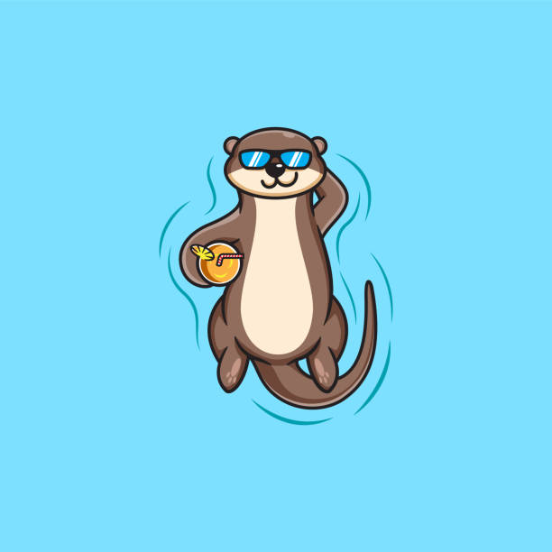 1,624 Cute Otter Illustrations & Clip Art - iStock | Penguins, River otter,  Piglet