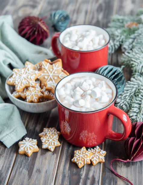 istock Christmas hot cocoa  in the red cup 1356507221