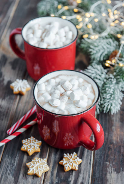 istock Christmas hot cocoa  in the red cup 1356507225