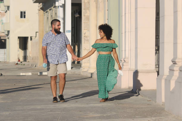 istock A couple is walking in the city 1356508105