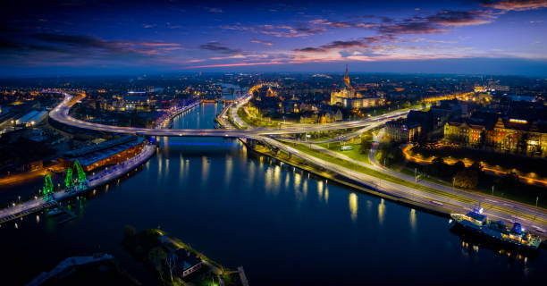 istock Szczecin by night, Poland 1356510642