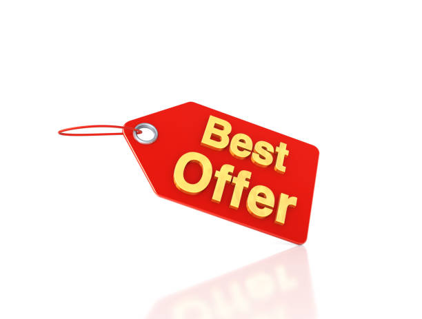 istock Price tag with Best Offer Text 1356511026