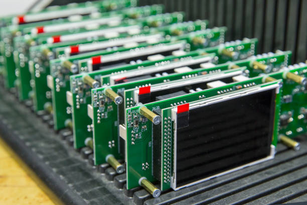 istock Production of radio electronics. 1356514775