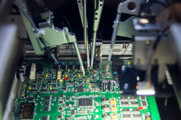 istock Production of radio electronics. 1356515563