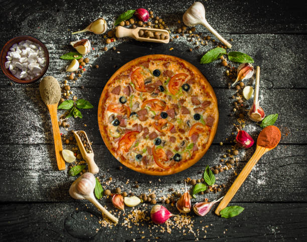 istock Delicious homemade pizza 1356519217