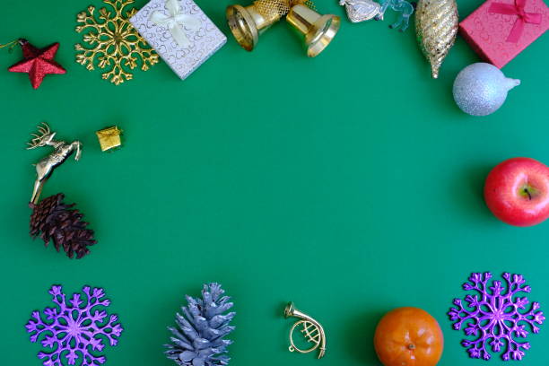 istock Merry Christmas and happy New Year background 1356521377