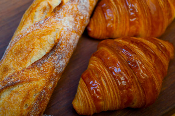 istock French fresh croissants and artisan baguette tradition 1356521917