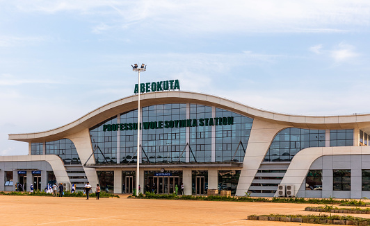The new Abeokuta Station in Nigeria, named after Wole Soyinka. The Train Station which is located at Ori Osoko Community in the outskirts of Abeokuta the Ogun State