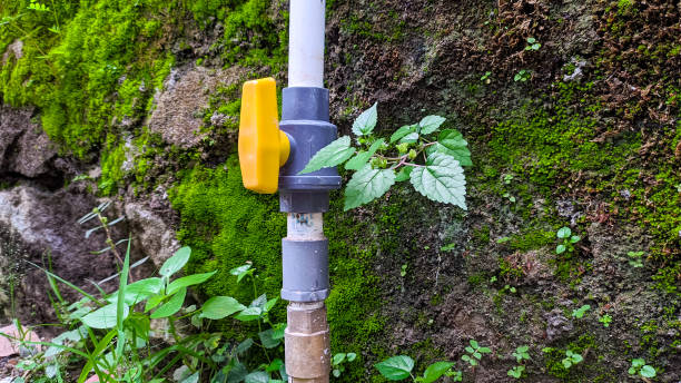 istock The faucet opens and closes to regulate the water in the pool 1356528566